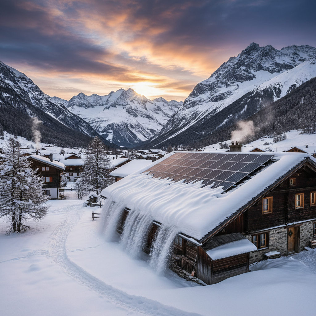 Photovoltaik-Module bei Sonnenschein