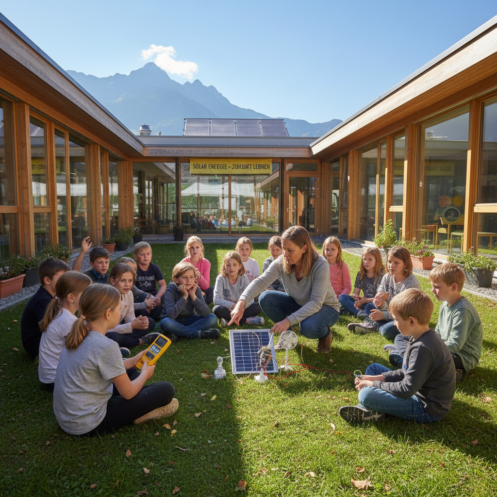Solaranlage auf Schweizer Hausdach